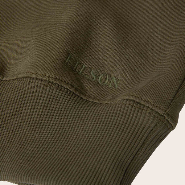 OUTRIDER QUARTER ZIP FLEECE OTTER GREEN