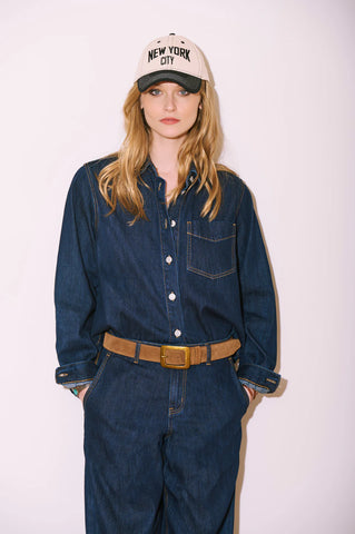 DENIM SHIRT - CARAMIA OSAKA BLUE RINSE WASH