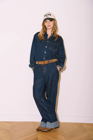 WIDE LEG JEANS - PESOS OSAKA BLUE RINSE WASH