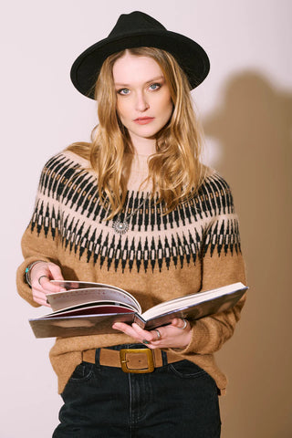 SWEATER - KERFO CAMEL