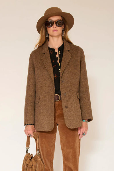 TAILORED JACKET - MISTY NUTS