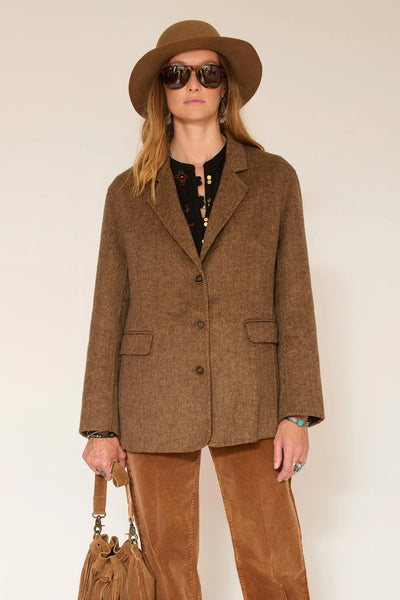 TAILORED JACKET - MISTY NUTS