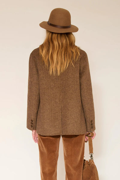 TAILORED JACKET - MISTY NUTS