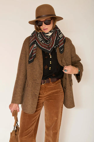 TAILORED JACKET - MISTY NUTS