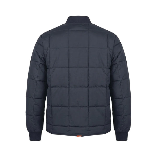 Giacca uomo Down Jacket Lumberjack HBT Waxed Blue