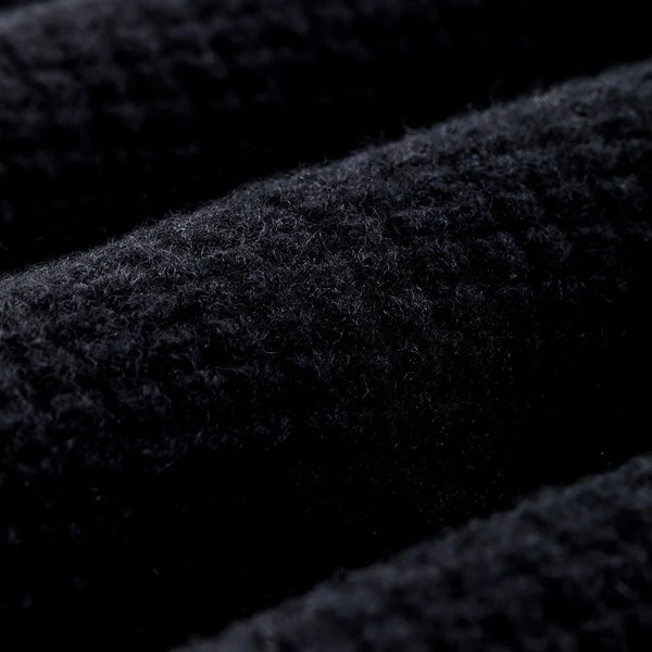 WOMEN'S WAFFLE KNIT MERINO SWEATER DARK NAVY