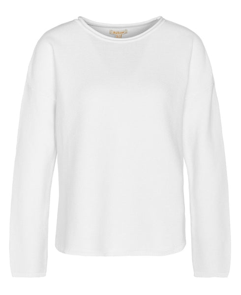 MAGLIONE GIROCOLLO MARINE WHITE