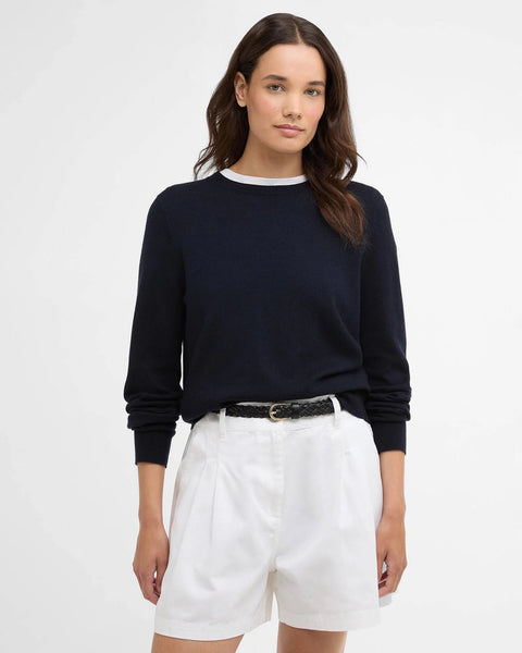 MAGLIONE GIROCOLLO OAKLEY NAVY WHITE