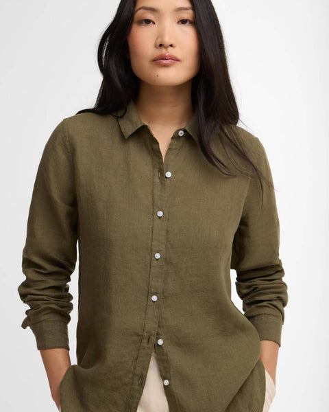 CAMICIA A MANICHE LUNGHE MARINE DUSKY KHAKI