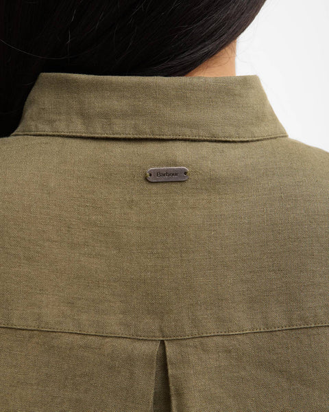 CAMICIA A MANICHE LUNGHE MARINE DUSKY KHAKI