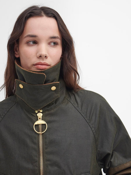 GIACCA ALLERSTON WAX VERDE OLIVE