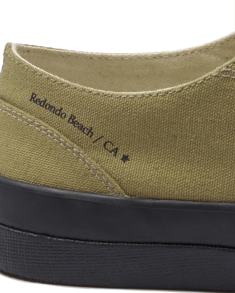 REDONDO CANVAS MILITARY BLACK SOLE