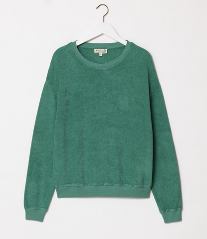 WOMEN'S TERRY SWEATSHIRT, 4,6OZ/SQ.YD., RELAXED FIT