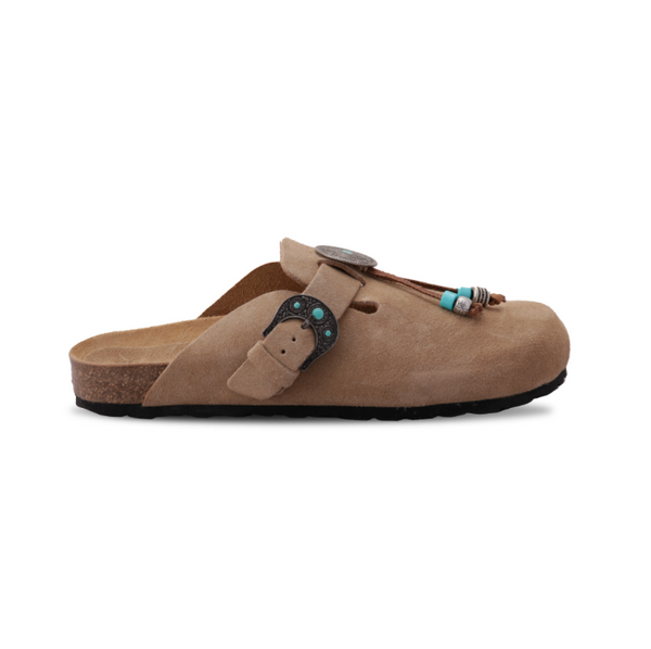 SABOT GIPSY SUEDE CASTAGNA