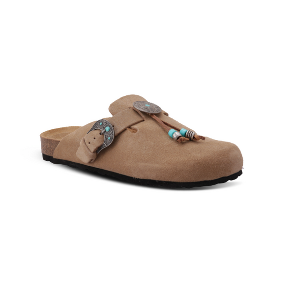 SABOT GIPSY SUEDE CASTAGNA