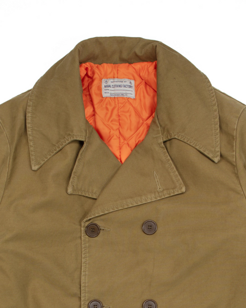 Peacoat in Khaki Jungle Cloth