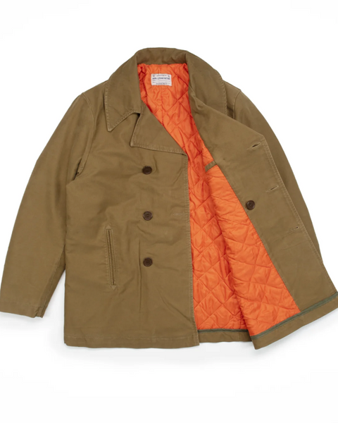 Peacoat in Khaki Jungle Cloth