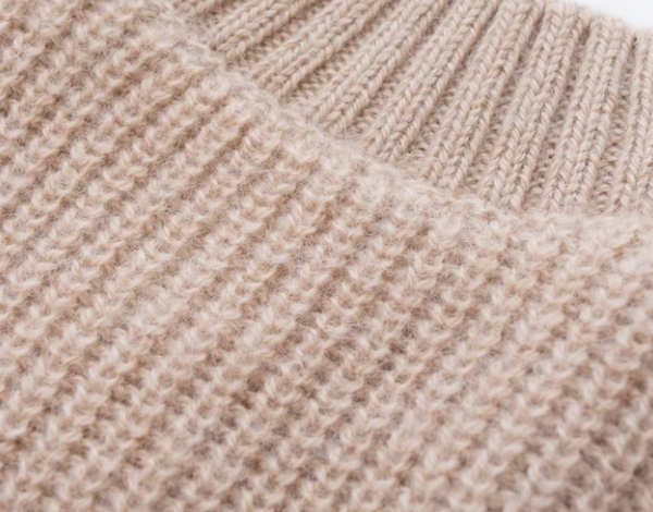 Gilet a coste in alpaca