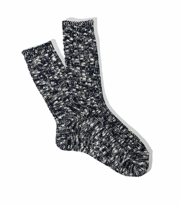 Classic Slub Crew Navy