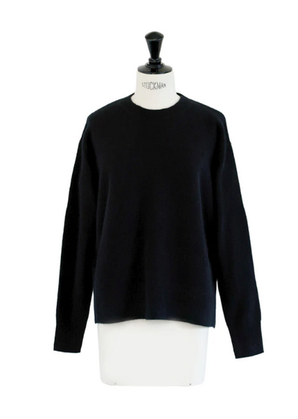 Maglione in lana Hamilton e procione con bottoni laterali