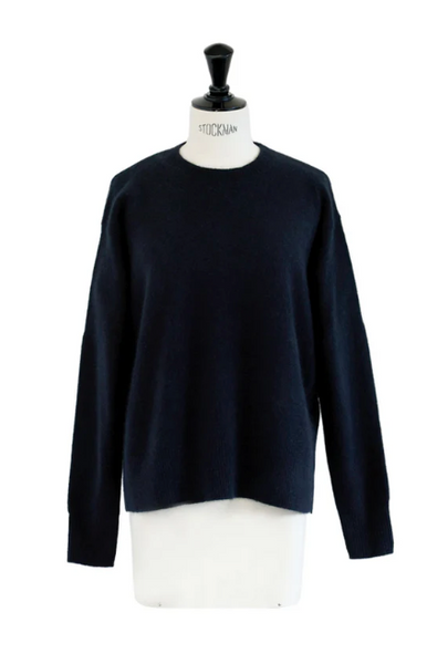 Maglione in lana Hamilton e procione con bottoni laterali