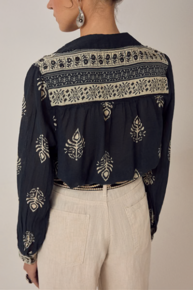 RANI SHIRT Black Henna