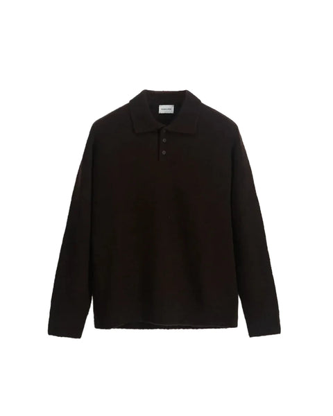 POLO BOUCLE SOLID EBANO