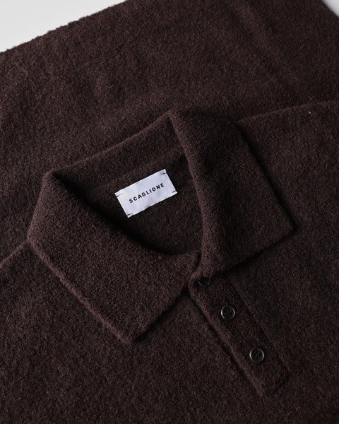 POLO BOUCLE SOLID EBANO