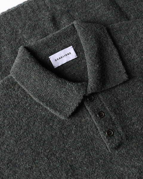 POLO BOUCLE SOLID FOREST