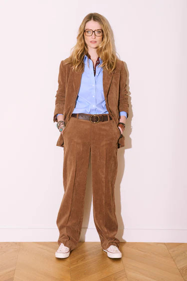 VESTE DE TAILLEUR - VALDA CACAO