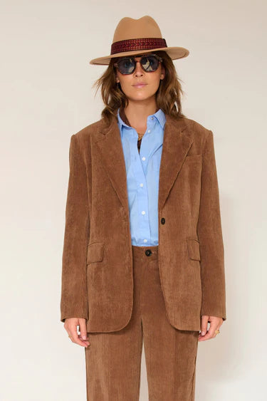 VESTE DE TAILLEUR - VALDA CACAO