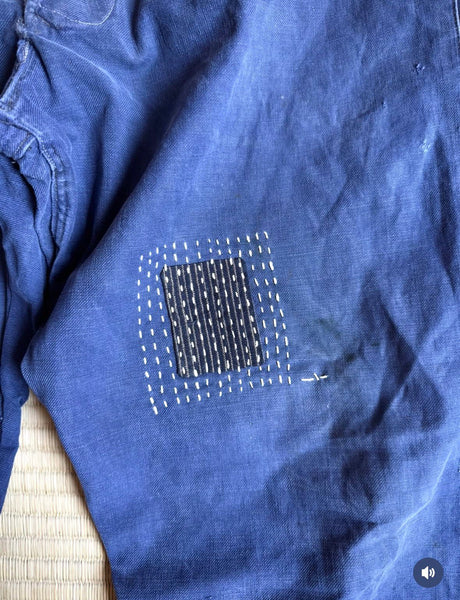 Pantaloni Carpenter da lavoro francesi vintage degli anni '70