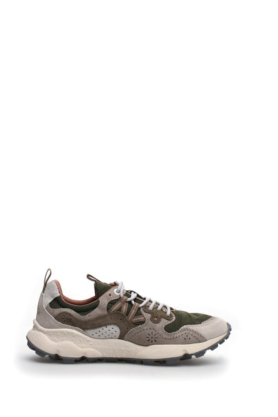 YAMANO 3 SUEDE/NYLON OFF WHITE-MILITARY-GREEN