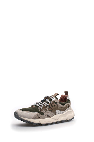 YAMANO 3 SUEDE/NYLON OFF WHITE-MILITARY-GREEN