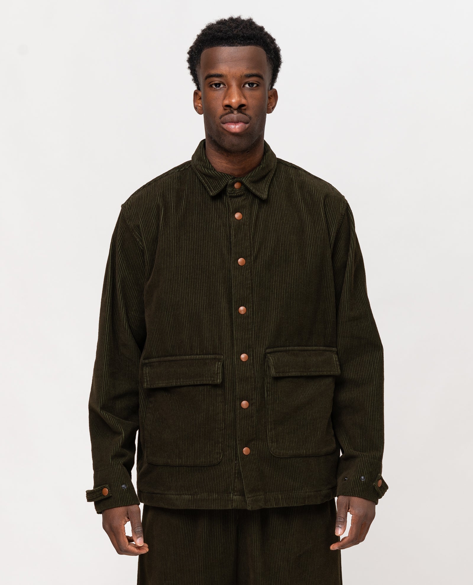 GIACCA TASCHE GRANDI ORTLES STAMPA PLACCATA