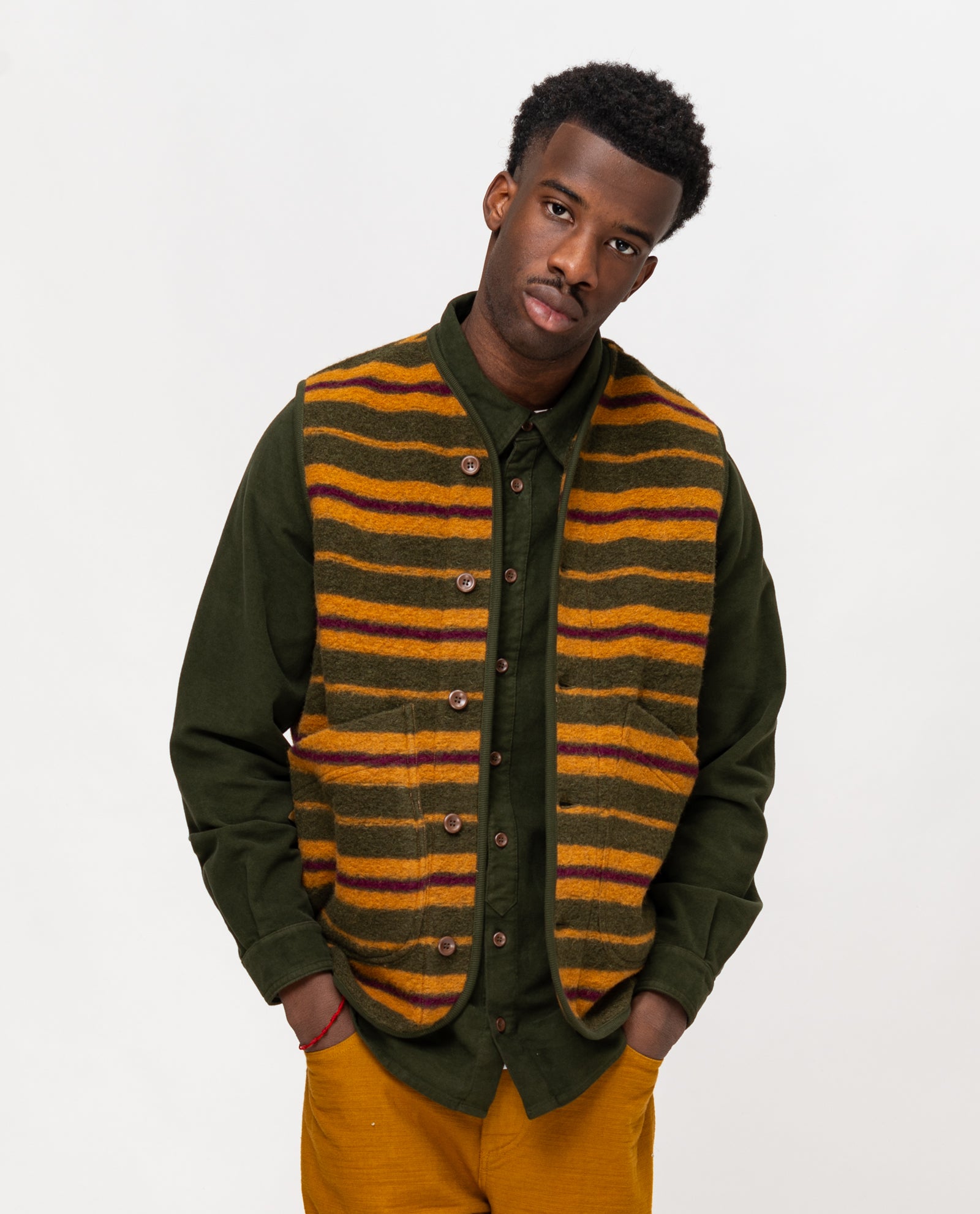 GILET LANACOTTA RIGATA