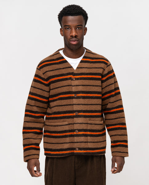 CARDIGAN LANACOTTA RIGATO