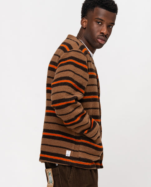 CARDIGAN LANACOTTA RIGATO